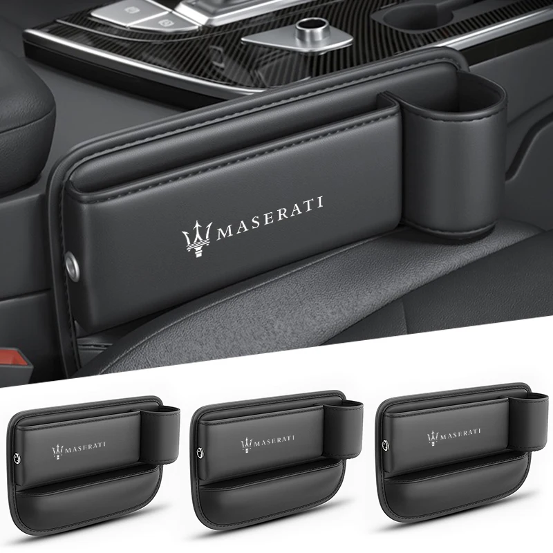 Car Seat Crevice Storage Leather Car Seat Gap Filler Organizer with Cup Holder for Maserati Ghibli GranTurismo Quattroporte 
Car Seat Crevice Storage Leather Car Seat Gap Filler Organizer with Cup Holder for Maserati Ghibli GranTurismo Quattroporte