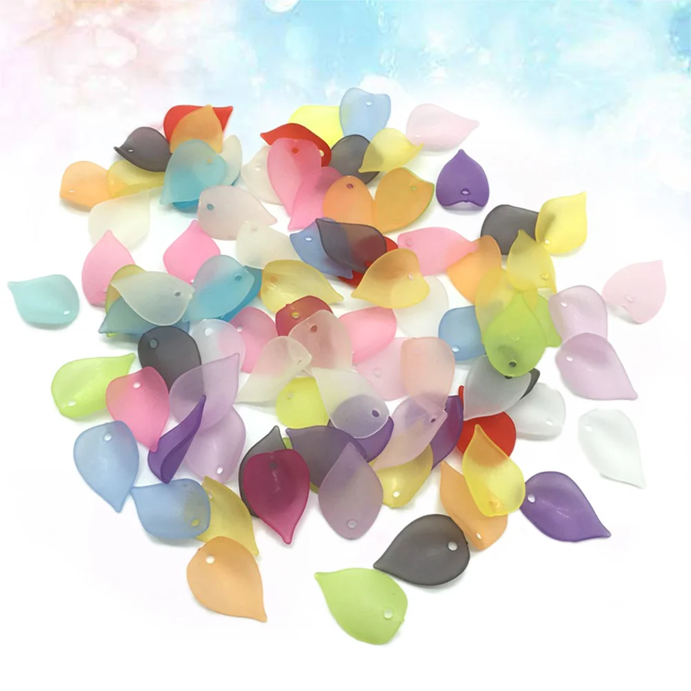 560pcs Assorted Color Frosted Petals Leaf Beads with Hole for Earrings Necklace Jewelry Making DIY Crafts ( Mixed Color ) 
560pcs Assorted Color Frosted Petals Leaf Beads with Hole for Earrings Necklace Jewelry Making DIY Crafts ( Mixed Color )