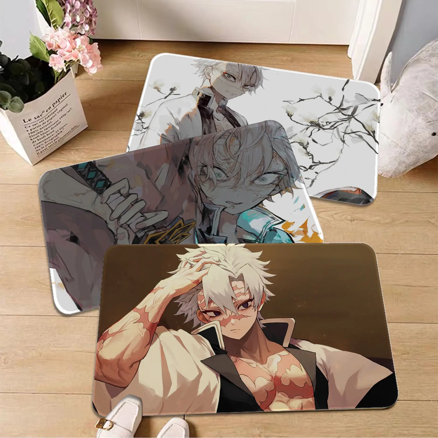 Demon Slayer Shinazugawa Sanemi Room Mats Non-Slip Laundry Room Mat Laundry Decor Balcony Child Living Room Doormat Area Rug
Demon Slayer Shinazugawa Sanemi Room Mats Non-Slip Laundry Room Mat Laundry Decor Balcony Child Living Room Doormat Area Rug