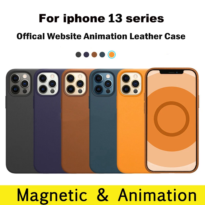 Luxury Genuine Leather Case With Animation Pop Up Window For iPhone 13 12 Pro Max Magnet Charging For Apple 12 13 Magnetic Cover
Luxury Genuine Leather Case With Animation Pop Up Window For iPhone 13 12 Pro Max Magnet Charging For Apple 12 13 Magnetic Cover