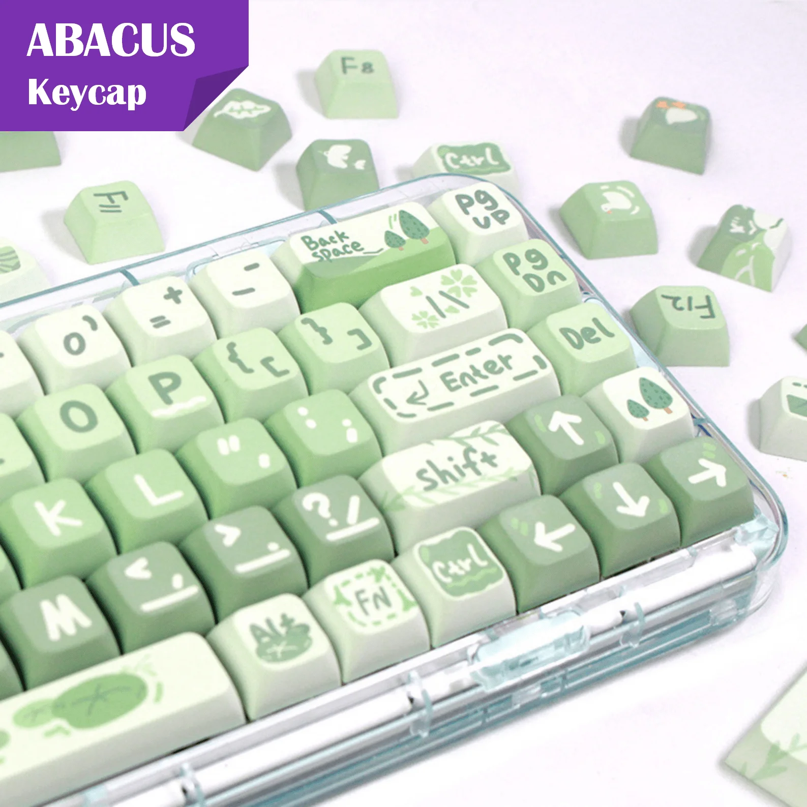 ABACUS XDA Keycaps PBT 133 Keys Dye-Sublimation Spring View Keycap Set for DIY Custom Mechanical Gaming Keyboards Keycaps Kit
ABACUS XDA Keycaps PBT 133 Keys Dye-Sublimation Spring View Keycap Set for DIY Custom Mechanical Gaming Keyboards Keycaps Kit