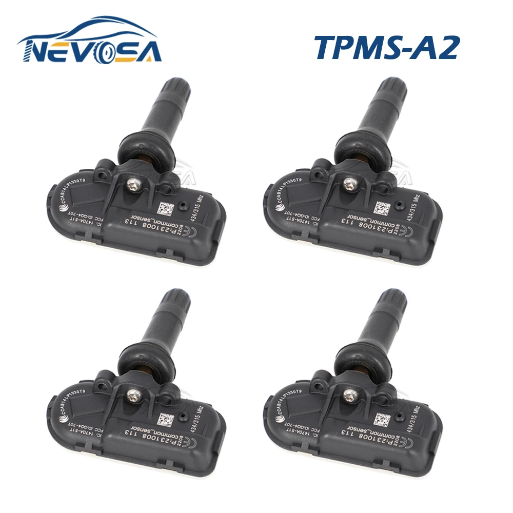 

NEVOSA Fit For CAR TPMS Sensors TPMS-A2 315MHZ Tire Pressure Programmable Systems 433MHz