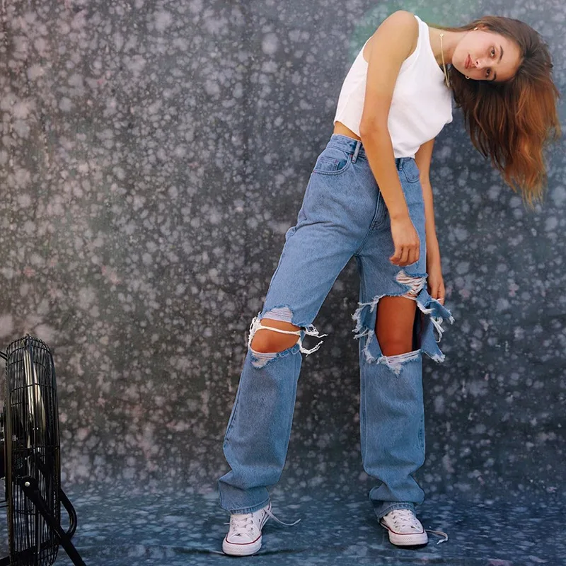 Женские рваные джинсы с вырезами WeiYao, синие мешковатые джинсы 90s, Aestietic 90S, джинсы с высокой талией, женские прямые брюки-карго, хлопковая улич...
Женские рваные джинсы с вырезами WeiYao, синие мешковатые джинсы 90s, Aestietic 90S, джинсы с высокой талией, женские прямые брюки-карго, хлопковая улич...
