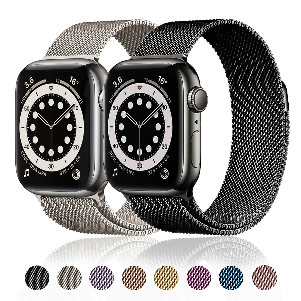 Milanese Loop Strap For Apple Watch Band 44mm 41mm 40mm 45mm 38mm 42mm 49mm 44 45 mm bracelet iWatch series Ultra 8 7 SE 3 4 5 6
Milanese Loop Strap For Apple Watch Band 44mm 41mm 40mm 45mm 38mm 42mm 49mm 44 45 mm bracelet iWatch series Ultra 8 7 SE 3 4 5 6