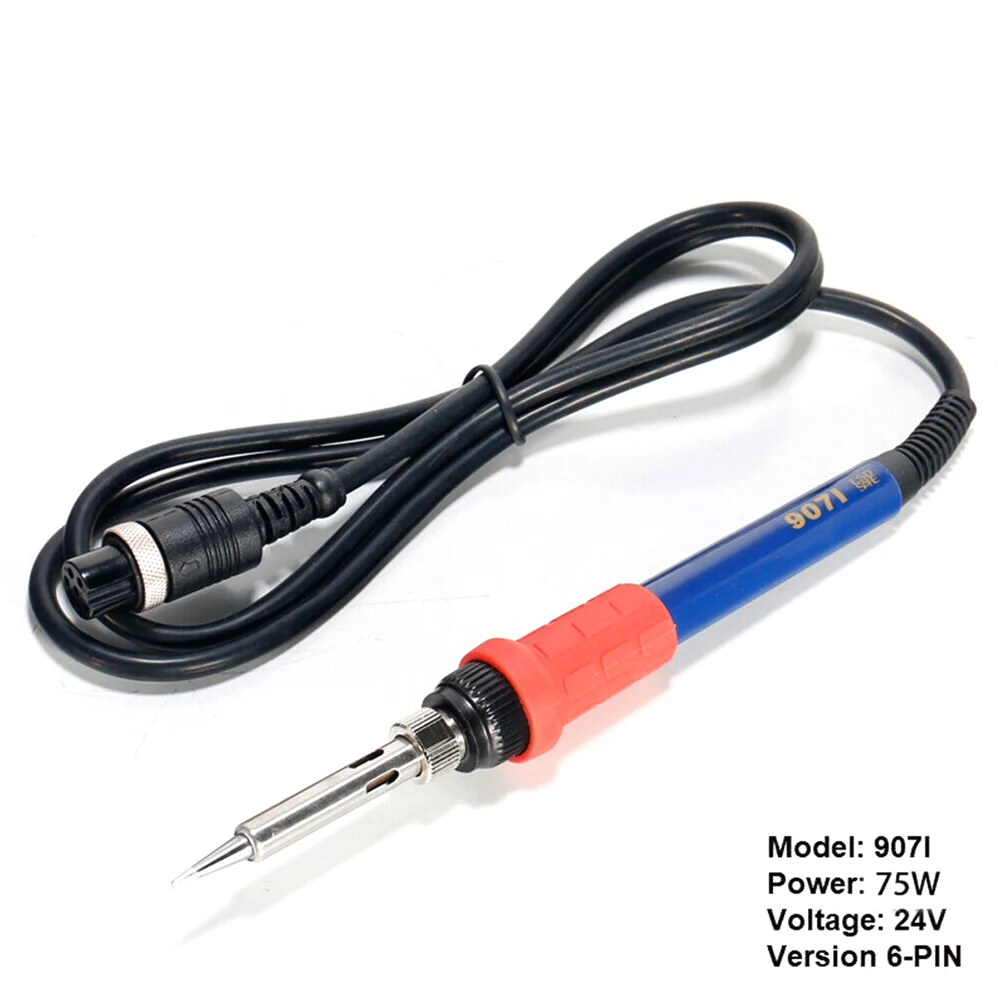 907I 6Pin Handle Soldering Iron For YIHUA 939BD+ 898BD+ 995D 853D Solder Station Welding Equipment Soldering Station
907I 6Pin Handle Soldering Iron For YIHUA 939BD+ 898BD+ 995D 853D Solder Station Welding Equipment Soldering Station