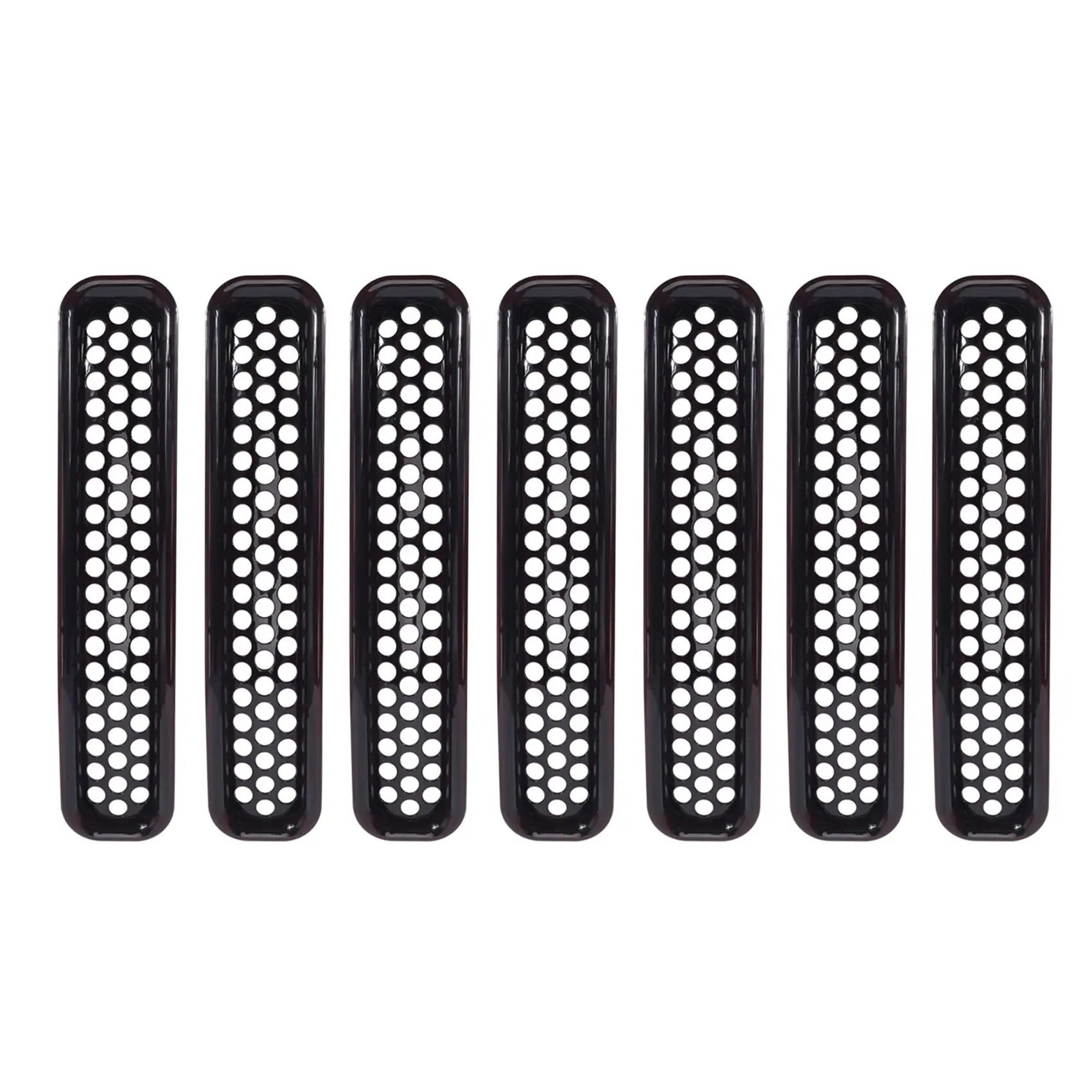Honeycomb Mesh Front Grill Inserts Kit for 1997-2006 Jeep Wrangler TJ & Unlimited - (7PCS) 
Honeycomb Mesh Front Grill Inserts Kit for 1997-2006 Jeep Wrangler TJ & Unlimited - (7PCS)