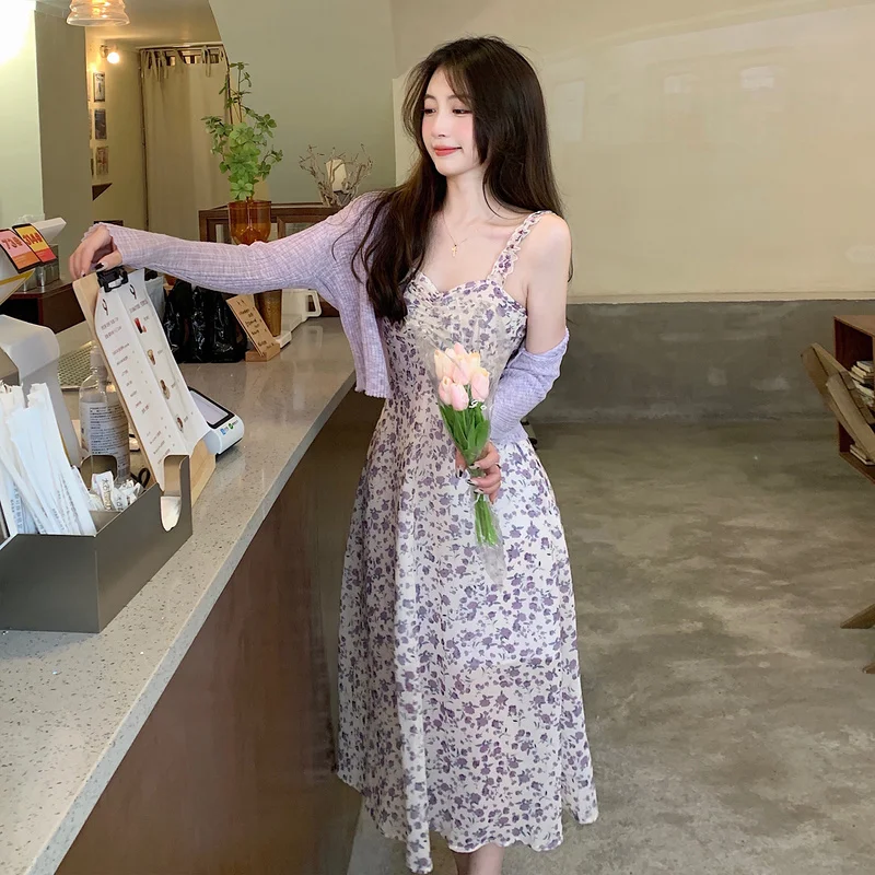 Bohemia Floral Printing Women's Party Dresses Summer Sleeveless Retro Loose High Waist Dress Large Size Female Korean Clothing
Bohemia Floral Printing Women's Party Dresses Summer Sleeveless Retro Loose High Waist Dress Large Size Female Korean Clothing