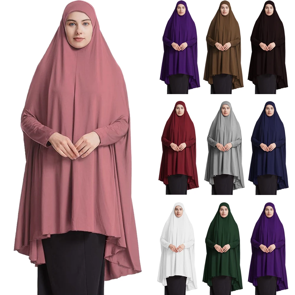Eid Prayer Garment Long Khimar Islamic Women Overhead Hijab Abaya Jilbab One Piece Ramadan Muslim Arab Tops Clothing Burqa Nikab
Eid Prayer Garment Long Khimar Islamic Women Overhead Hijab Abaya Jilbab One Piece Ramadan Muslim Arab Tops Clothing Burqa Nikab
