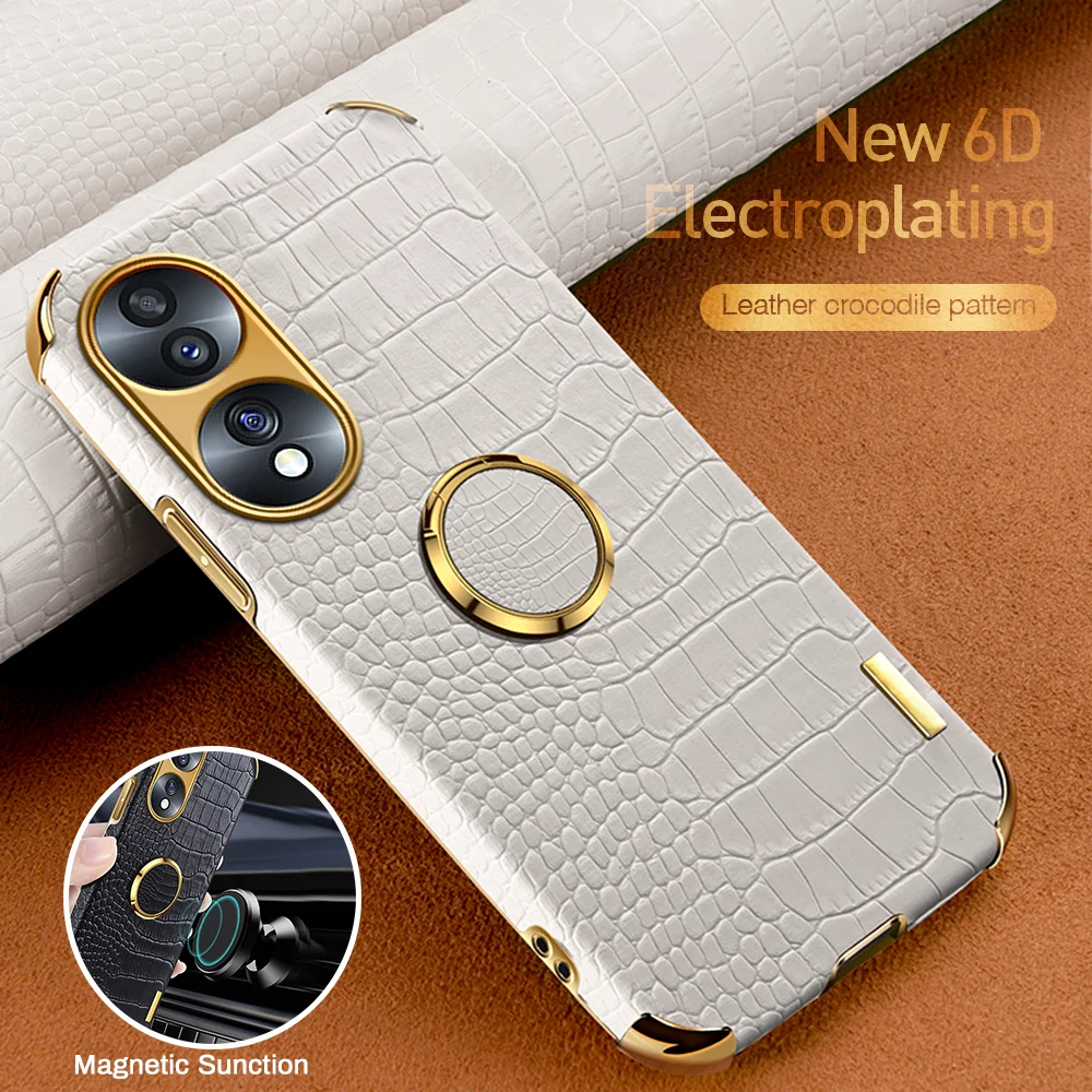 Honor70 5G Case 6D Plating Gold Frame Leather Cover For Honor Xonor Honar Honer 70 5G Car Magnetic Holder Ring Shockproof Coque 
Honor70 5G Case 6D Plating Gold Frame Leather Cover For Honor Xonor Honar Honer 70 5G Car Magnetic Holder Ring Shockproof Coque