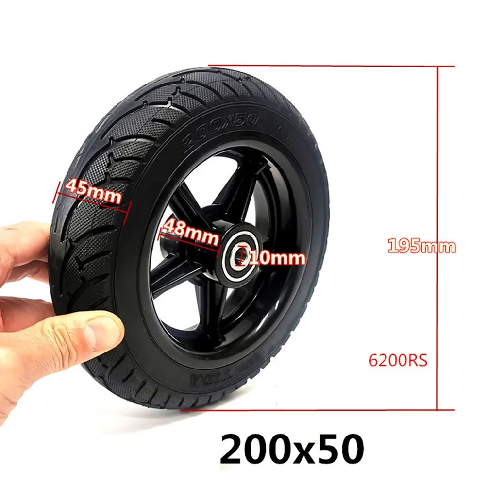 8 Inch Scooter 200x50 Electric Scooter Solid Wheel With Wheel Hub Engineering Plastics Solid Wheel Polyurethane Rubber EScooter
8 Inch Scooter 200x50 Electric Scooter Solid Wheel With Wheel Hub Engineering Plastics Solid Wheel Polyurethane Rubber EScooter