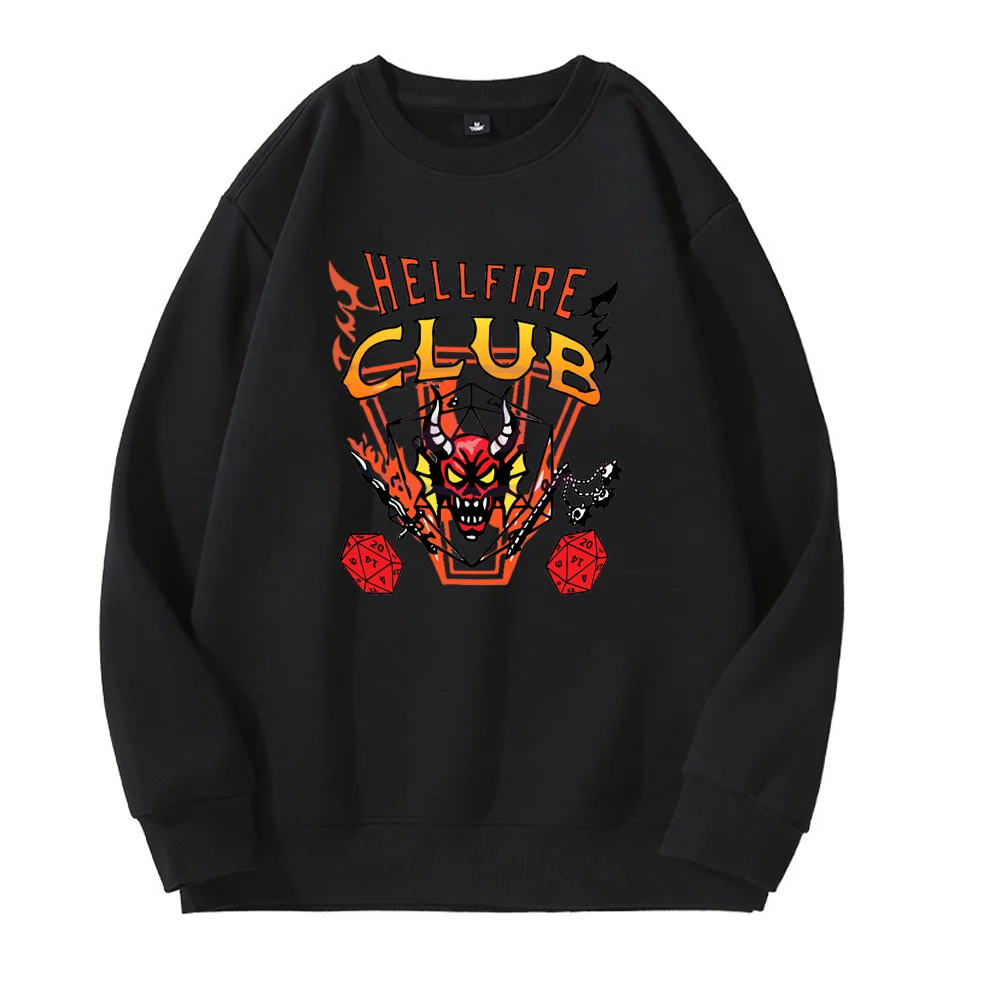Printed O-neck Sweats Unisex Sweatshirt Harajuku Y2k Crew-neck Sweater Long Sleeve Large Size Hellfire Club Pullover Black Tops
Printed O-neck Sweats Unisex Sweatshirt Harajuku Y2k Crew-neck Sweater Long Sleeve Large Size Hellfire Club Pullover Black Tops