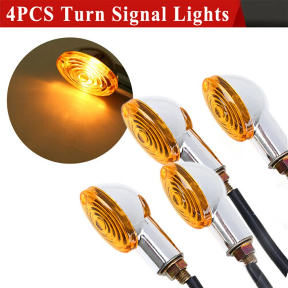 4 X Motorcycle Turn Signal Lights Indicator Universal For Honda For Suzuki Motorcycle Accessories High-quality Turn Signals
4 X Motorcycle Turn Signal Lights Indicator Universal For Honda For Suzuki Motorcycle Accessories High-quality Turn Signals