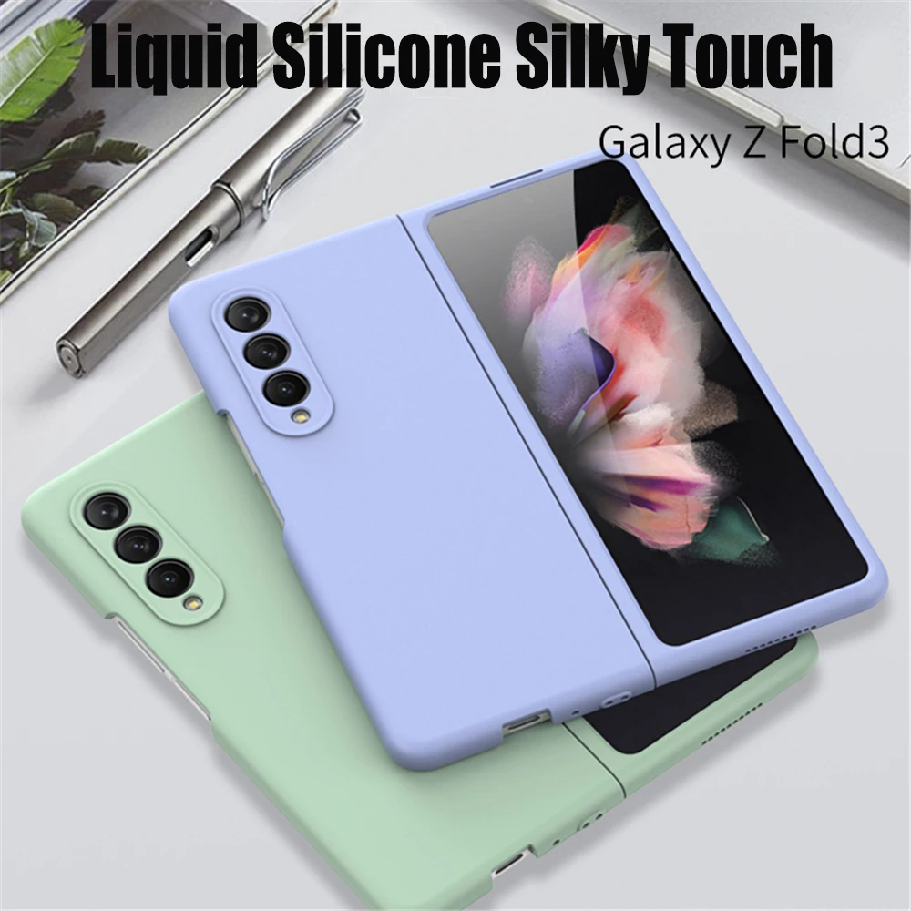 Ultral-thin Liquid Silicone Protective Cover For Samsung Galaxy Z Fold 3 5G Case Luxury Matte Shockproof Phone Case Coque Fundas
Ultral-thin Liquid Silicone Protective Cover For Samsung Galaxy Z Fold 3 5G Case Luxury Matte Shockproof Phone Case Coque Fundas