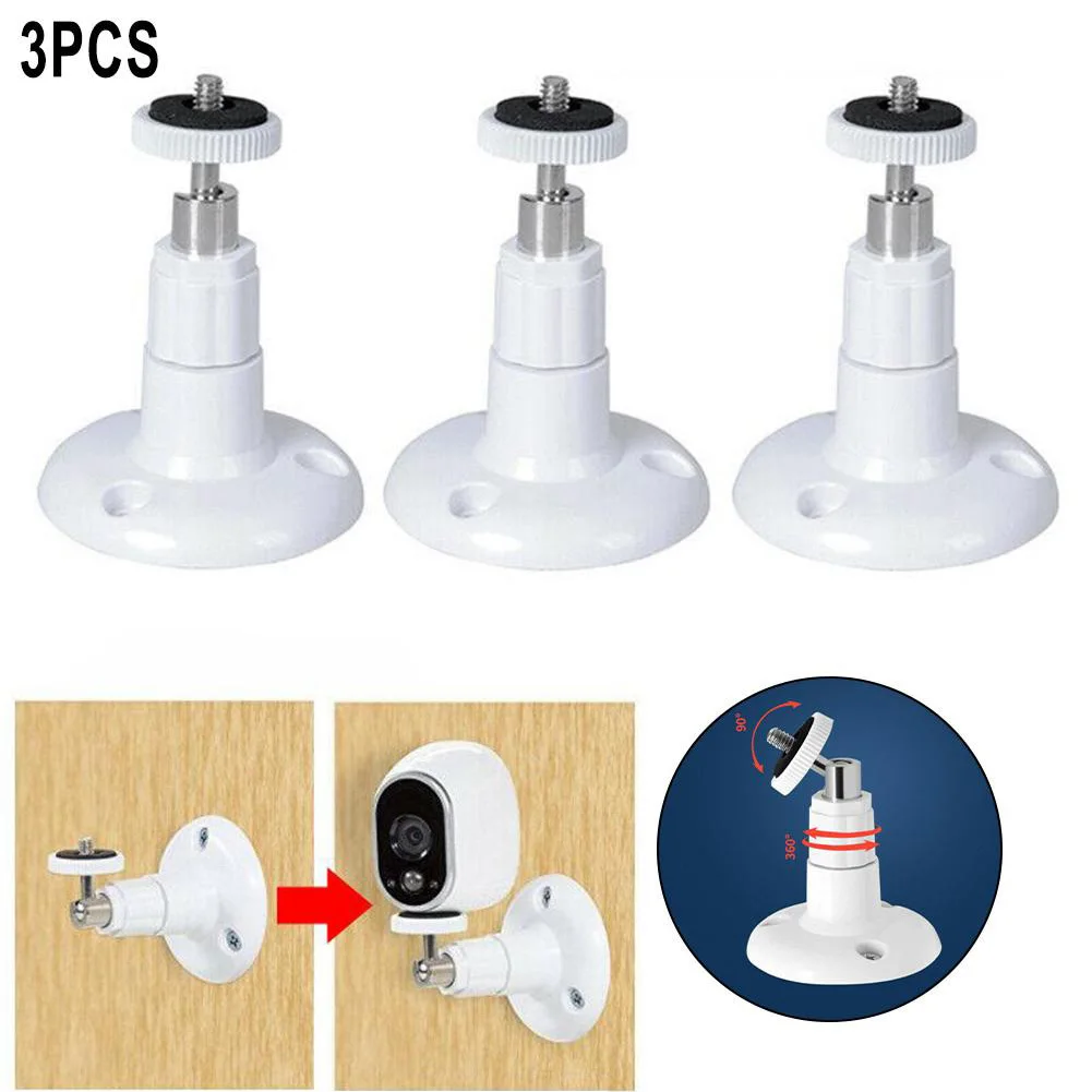 3 Pcs Wall Mount Bracket For Ring Indoor Cam & Stick Up 360° Adjustable Bracket Camera Outdoor High Quality Bracket Home
3 Pcs Wall Mount Bracket For Ring Indoor Cam & Stick Up 360° Adjustable Bracket Camera Outdoor High Quality Bracket Home