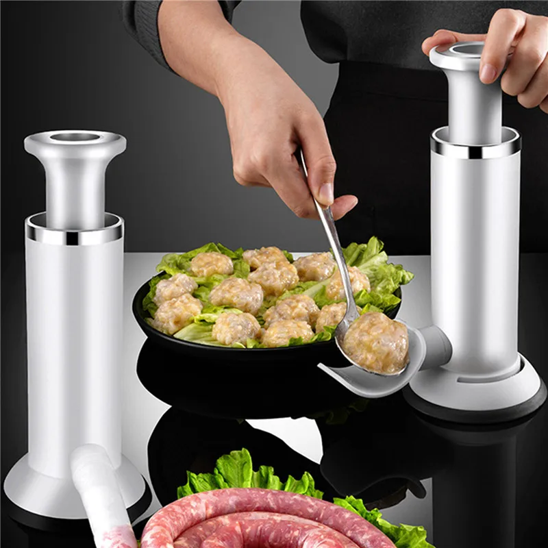 Sausage Maker Meatball Maker Sausage Stuffer Homemade Sausage Tool Dual Use Sausage Meatball Tool Sausage Meatball Filler
Sausage Maker Meatball Maker Sausage Stuffer Homemade Sausage Tool Dual Use Sausage Meatball Tool Sausage Meatball Filler