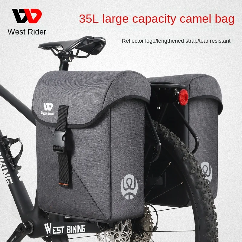 WEST BIKING Bicycle Double Rear Shelf Long-Distance Mountain Bike Piggyback Riding Equipment 35L
WEST BIKING Bicycle Double Rear Shelf Long-Distance Mountain Bike Piggyback Riding Equipment 35L