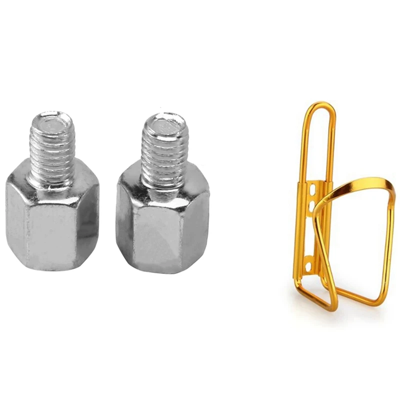 Bike Bicycle Cycling Mountain Sport Water Bottle with 1 Pair Motorcycle Rearview Mirror Reverse Right Threaded Silver
Bike Bicycle Cycling Mountain Sport Water Bottle with 1 Pair Motorcycle Rearview Mirror Reverse Right Threaded Silver