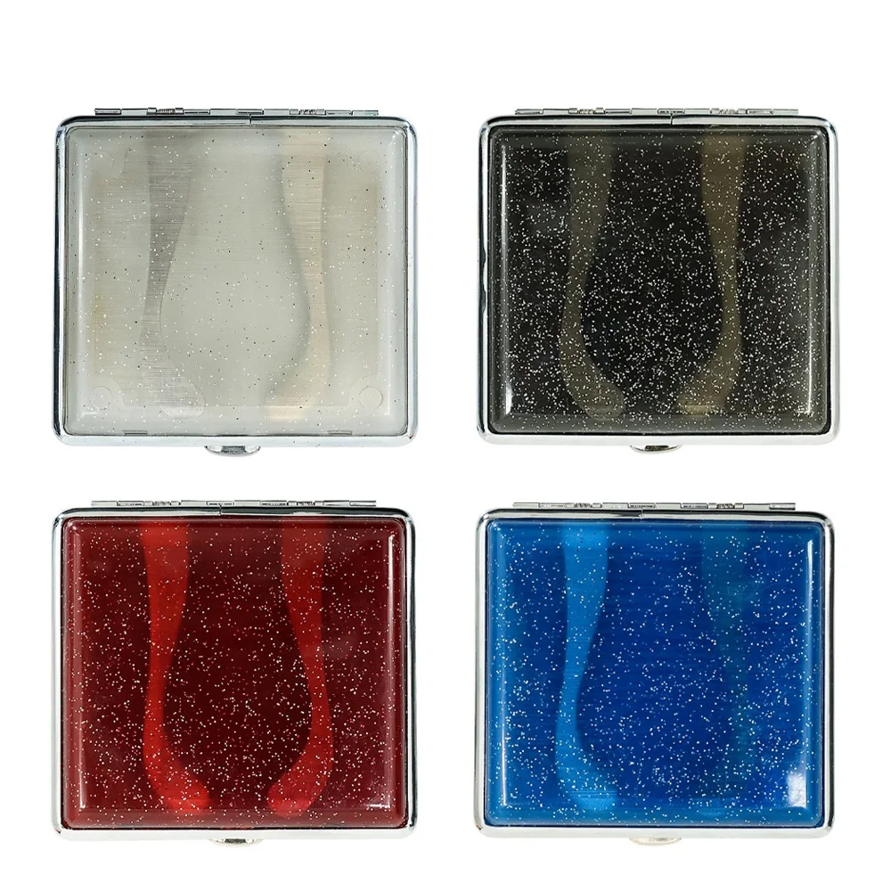 Sequined Portable Plastic Metal Cigarette Case for 20 Pcs Tobacco Storage Cigarette Accesories
Sequined Portable Plastic Metal Cigarette Case for 20 Pcs Tobacco Storage Cigarette Accesories