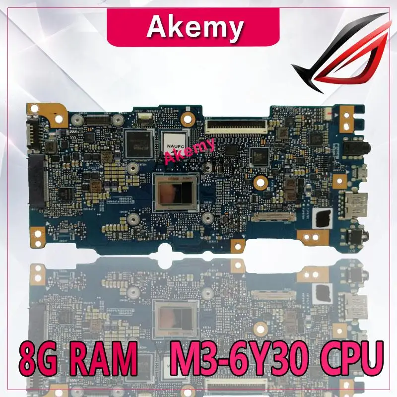 Akemy ZenBook UX305CA Laptop motherboard For Asus UX305CA UX305C UX305 U305C Test original mainboard 8G RAM M3-6Y30 CPU
Akemy ZenBook UX305CA Laptop motherboard For Asus UX305CA UX305C UX305 U305C Test original mainboard 8G RAM M3-6Y30 CPU