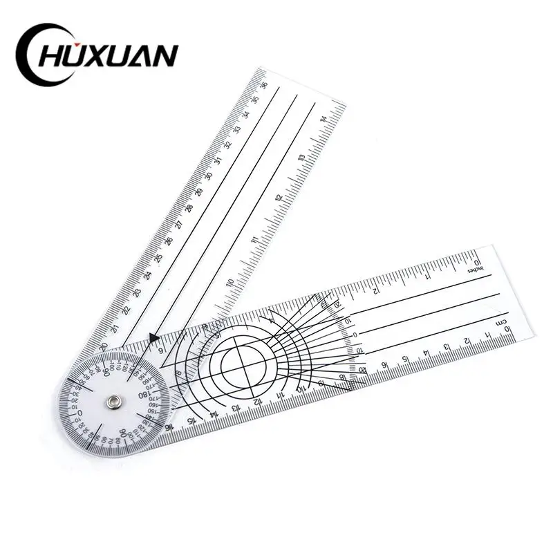 

0-140mm 360 Degree Goniometer Angle Medical Spinal Angle Ruler Angle Inclinometer Ruler Protractor Angle finder Measuring Tool