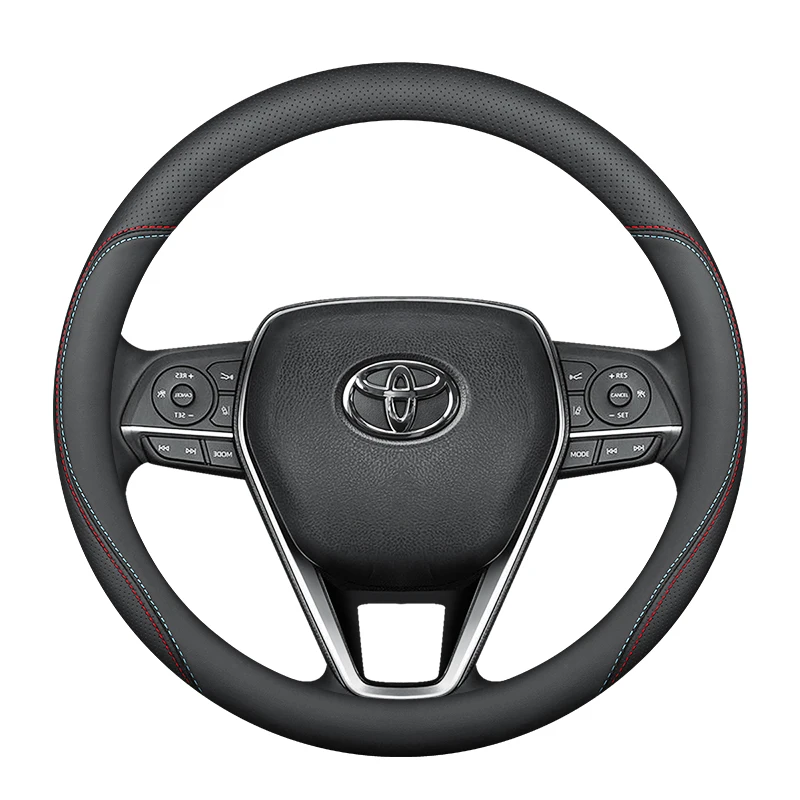 For Toyota Corolla Camry Avalon RAV4 Highlander Leather Sport Circular Non-slip Car Steering Wheel Cover Auto Accessories
For Toyota Corolla Camry Avalon RAV4 Highlander Leather Sport Circular Non-slip Car Steering Wheel Cover Auto Accessories