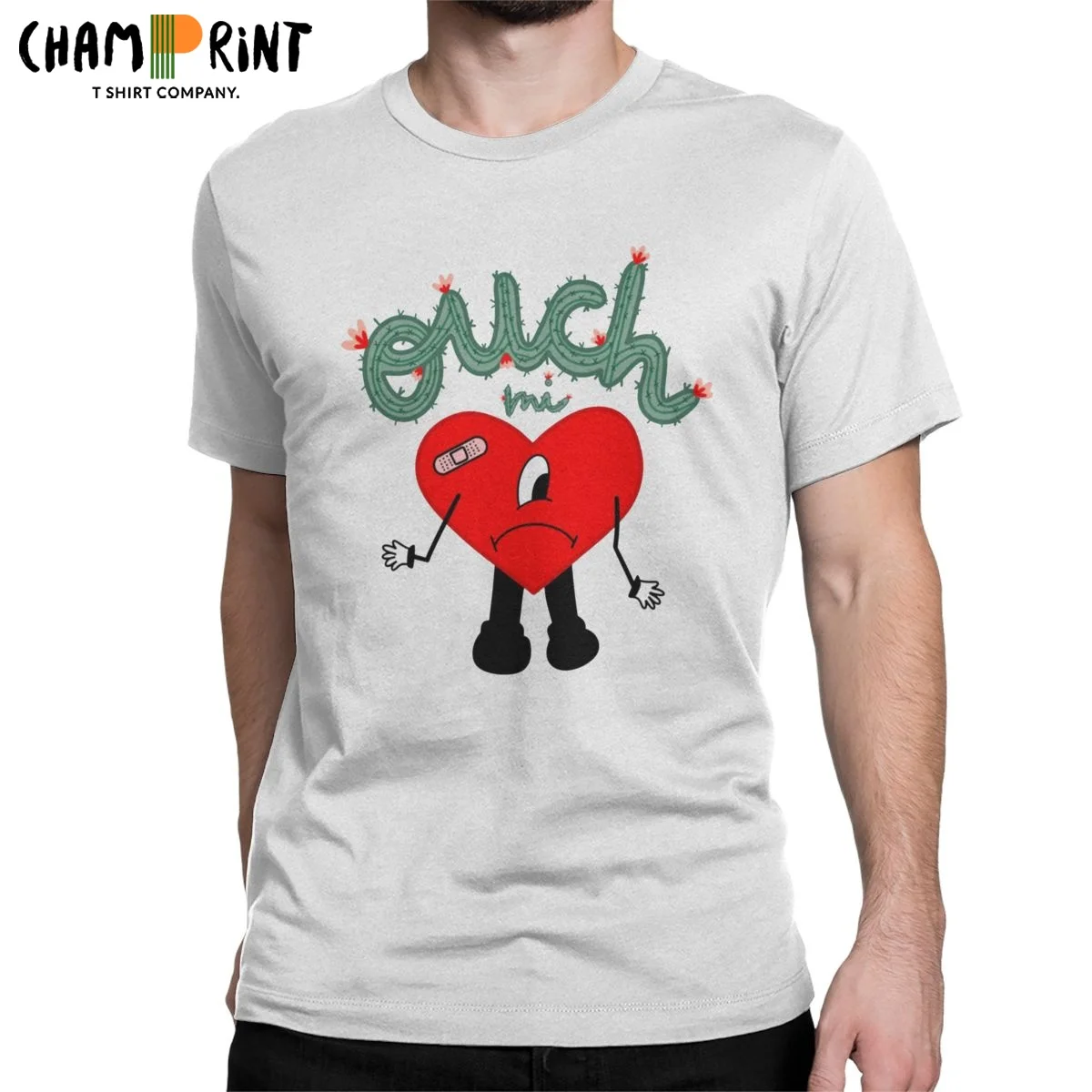 Men's Un Verano Sin Ti Rapper T Shirt Bad Bunny Red Heart Pure Cotton Tops Unique Short Sleeve Crewneck Tees Plus Size T-Shirts
Men's Un Verano Sin Ti Rapper T Shirt Bad Bunny Red Heart Pure Cotton Tops Unique Short Sleeve Crewneck Tees Plus Size T-Shirts