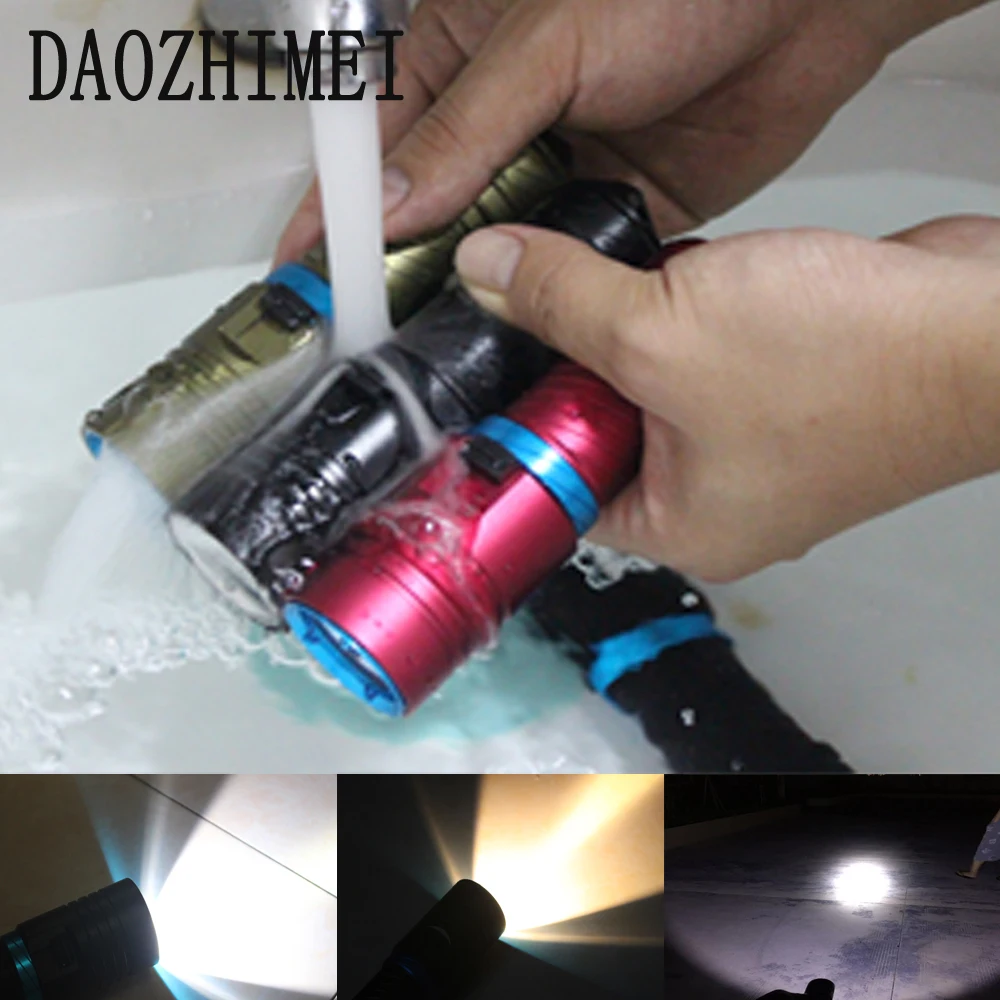 5000LM XM-L L2 LED Underwater 100m Scuba Diving Flashlight Camping, Fishing Torch By 3.7V 18650 Rechargeable Battery+Charger
5000LM XM-L L2 LED Underwater 100m Scuba Diving Flashlight Camping, Fishing Torch By 3.7V 18650 Rechargeable Battery+Charger