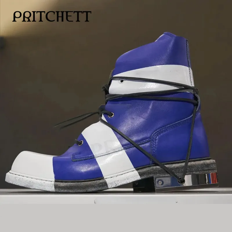 Ботинки мужские кожаные с круглым носком, оригинальные повседневные туфли с металлическим квадратным носком, на ремешке, большие размеры
Ботинки мужские кожаные с круглым носком, оригинальные повседневные туфли с металлическим квадратным носком, на ремешке, большие размеры