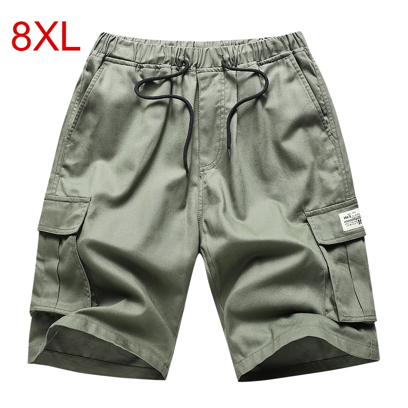 

Plus Size 8XL7XL 6XL XXXXXL 2022 New Loose Sports Beach Shorts Cargo Pants Cotton solid color Camo Summer Plus Size 8 colors