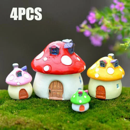 Mushroom House Resin Fairy Garden Craft Decoration Miniature Micro Gnome Terrarium Mediterranean House Castle Tabletop Decor New
Mushroom House Resin Fairy Garden Craft Decoration Miniature Micro Gnome Terrarium Mediterranean House Castle Tabletop Decor New