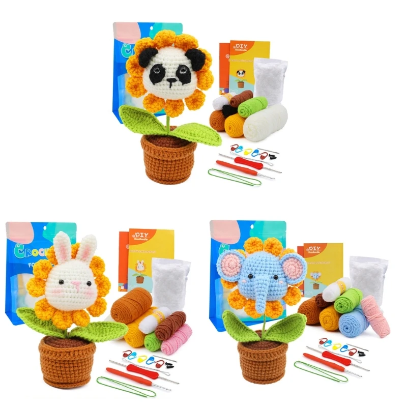 Crochet Potted Plant Kits DIY Crochet Starter Kits Including Crochet Hook, Yarns
Crochet Potted Plant Kits DIY Crochet Starter Kits Including Crochet Hook, Yarns
