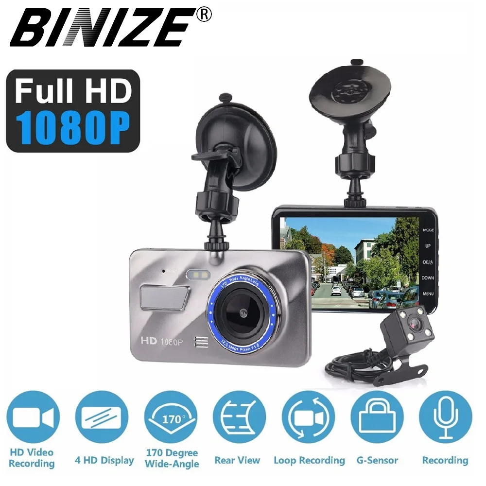 Видеорегистратор Binize Full HD 1080P 4 дюйма, Автомобильный видеорегистратор с двумя объективами, камера IPS, переднее и заднее зеркало, видеорегистр...
Видеорегистратор Binize Full HD 1080P 4 дюйма, Автомобильный видеорегистратор с двумя объективами, камера IPS, переднее и заднее зеркало, видеорегистр...