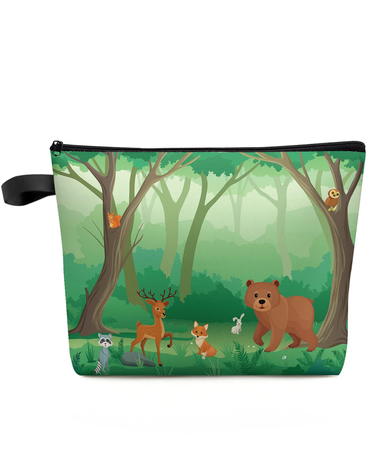 Tropical Jungle Cartoon Animals Bear Makeup Bag Pouch Travel Essentials Women Cosmetic Bags Toilet Organizer Storage Pencil Case 
Tropical Jungle Cartoon Animals Bear Makeup Bag Pouch Travel Essentials Women Cosmetic Bags Toilet Organizer Storage Pencil Case