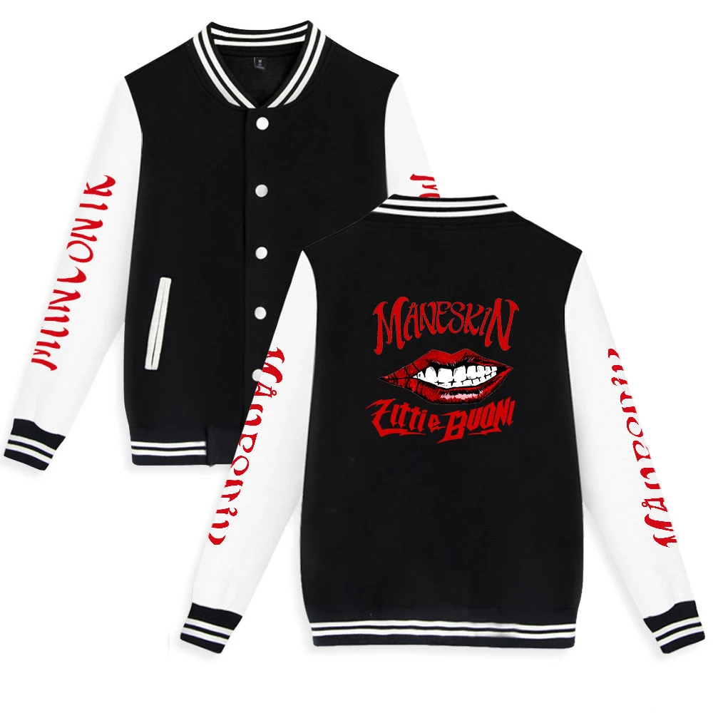Мужская бейсбольная куртка Maneskin Merch в стиле Харадзюку, одежда для бейсбола в стиле аниме, Весенняя и осенняя уличная одежда, повседневная куртка, топы
Мужская бейсбольная куртка Maneskin Merch в стиле Харадзюку, одежда для бейсбола в стиле аниме, Весенняя и осенняя уличная одежда, повседневная куртка, топы