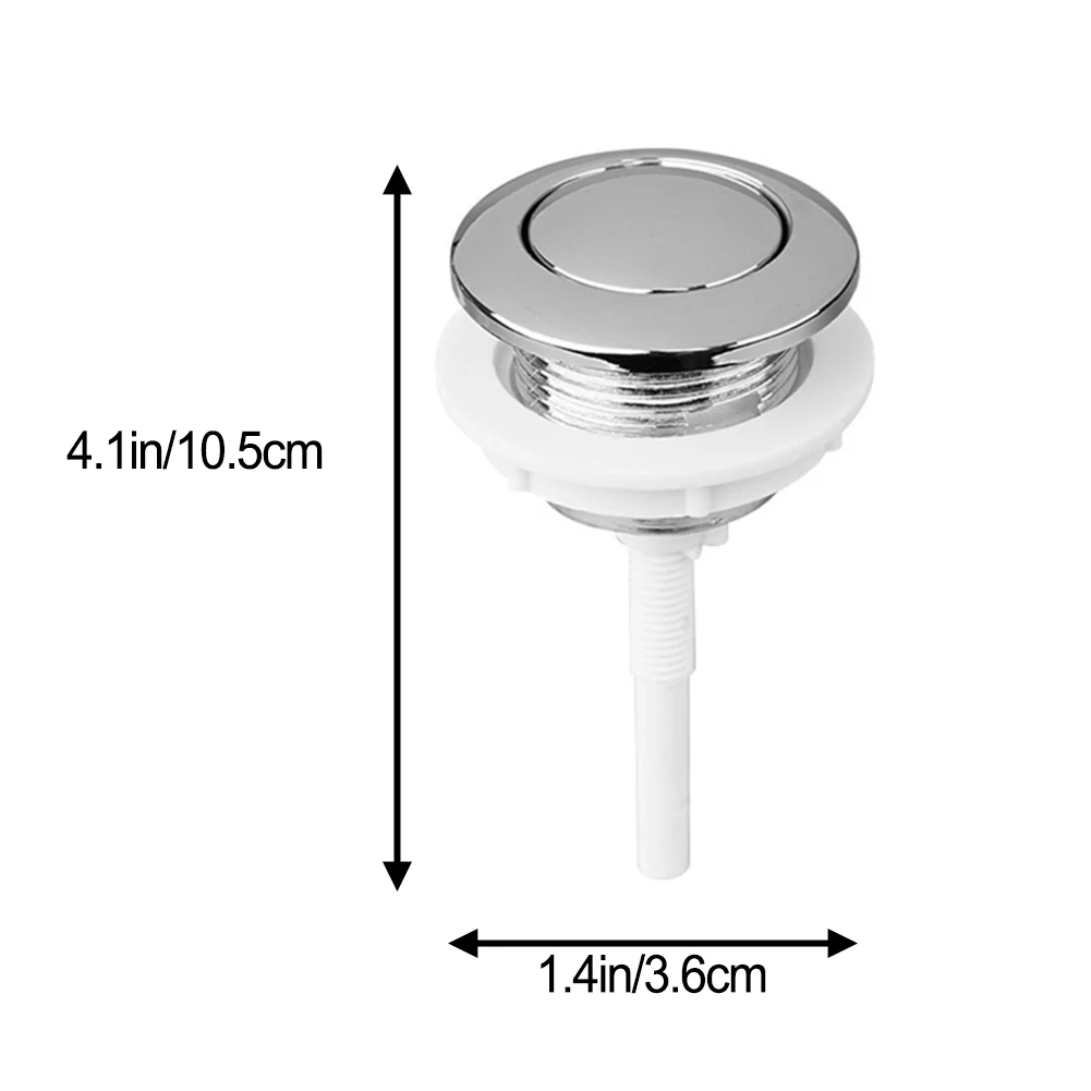 Push Button Toilet Tank Button Bathrooms For Toilet Seat In Home 1 Piece 14.5*4.6*4.6 Cm ABS Plastic Single Button
Push Button Toilet Tank Button Bathrooms For Toilet Seat In Home 1 Piece 14.5*4.6*4.6 Cm ABS Plastic Single Button