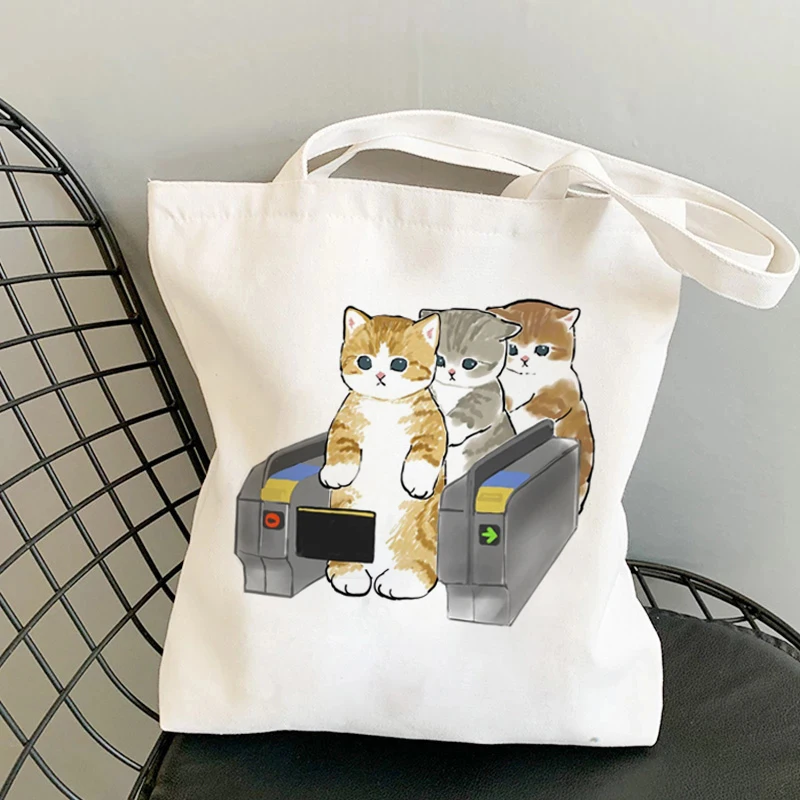 Kawaii Cats Cartoon Dinosaur Shopping Bag Reusable Canvas Shopper Bag Tote Bag Handbag Women Female Cotton Cloth Shoulder Bag
Kawaii Cats Cartoon Dinosaur Shopping Bag Reusable Canvas Shopper Bag Tote Bag Handbag Women Female Cotton Cloth Shoulder Bag