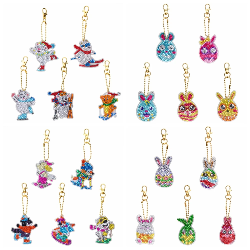 5Pcs 5D Diamond Painting Keychain DIY Diamond Bag Pendant Jewelry Mosaic Decoration Accessories Handmade Gift Woman
5Pcs 5D Diamond Painting Keychain DIY Diamond Bag Pendant Jewelry Mosaic Decoration Accessories Handmade Gift Woman