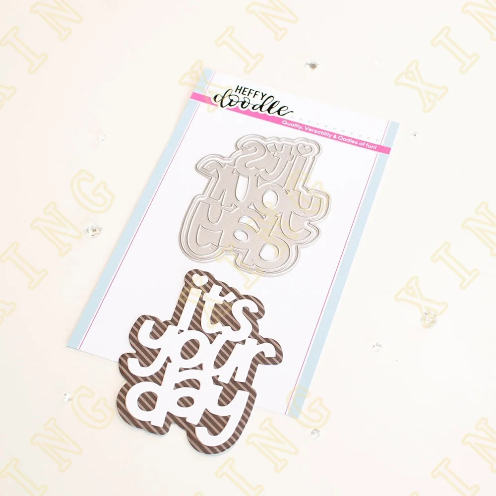 It's Your Day New Arrival Metal Cutting Dies Scrapbook Diary Decoration Stencil Embossing Template Diy Greeting Card Handmade
It's Your Day New Arrival Metal Cutting Dies Scrapbook Diary Decoration Stencil Embossing Template Diy Greeting Card Handmade