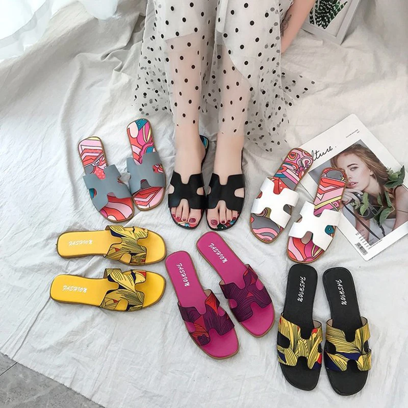 Slippers Women's 2020 New Women's Shoes Bohemian Flat Flip-flop Sandals Outer Wear Fashion Sandals Women's Shoes Slipper Women
Slippers Women's 2020 New Women's Shoes Bohemian Flat Flip-flop Sandals Outer Wear Fashion Sandals Women's Shoes Slipper Women