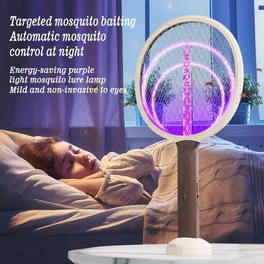Electric Mosquito Swatter Usb Charging Uv Mosquito Lamp Electric Household Control Racket 3000v Insect Killer Insect Repell X1t3
Electric Mosquito Swatter Usb Charging Uv Mosquito Lamp Electric Household Control Racket 3000v Insect Killer Insect Repell X1t3