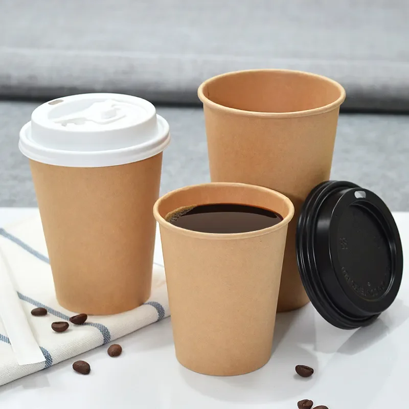 6oz/180ml Kraft Paper Cup Disposable Paper Cup Coffee Tea Cup Party Wedding Supplies 
6oz/180ml Kraft Paper Cup Disposable Paper Cup Coffee Tea Cup Party Wedding Supplies