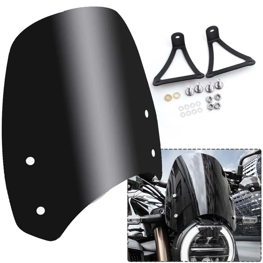 Motorcycle Accessory Windshield Wind Deflector Headlight Windscreen Kits Black Fits for Honda CB650R CB650 R 2019 2020 2021 2022
Motorcycle Accessory Windshield Wind Deflector Headlight Windscreen Kits Black Fits for Honda CB650R CB650 R 2019 2020 2021 2022