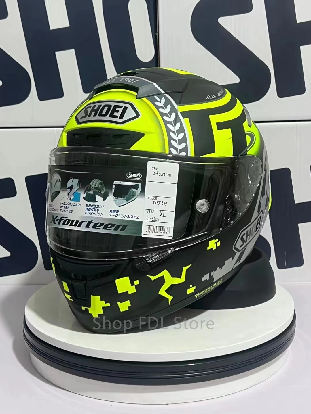 SHOEI X14 X-Fourteen X-Spirit 3 The Isle of Man TT Races Full Face Helmet Street Racing Motorcycle Helmet Casco De Motocicleta
SHOEI X14 X-Fourteen X-Spirit 3 The Isle of Man TT Races Full Face Helmet Street Racing Motorcycle Helmet Casco De Motocicleta