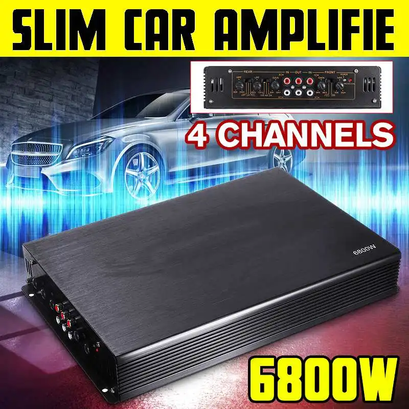 12V 6800W Car Amplifier Multichannel Powerful Car Audio Subwoofer Aluminum Alloy Vehicle Power Stereo Amp Car Sound Amplifiers
12V 6800W Car Amplifier Multichannel Powerful Car Audio Subwoofer Aluminum Alloy Vehicle Power Stereo Amp Car Sound Amplifiers
