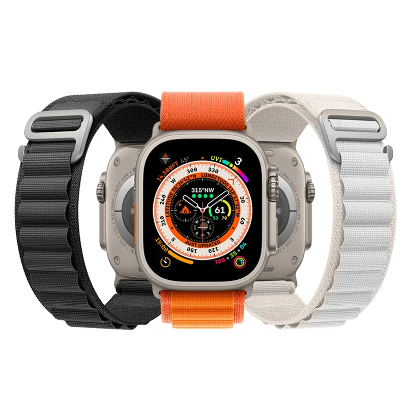 Waterproof Woven Nylon Watchband For Apple Iwatch Ultra Sports Canvas Watch Srap 8/7/6/5 Watch Chain Men and Women
Waterproof Woven Nylon Watchband For Apple Iwatch Ultra Sports Canvas Watch Srap 8/7/6/5 Watch Chain Men and Women