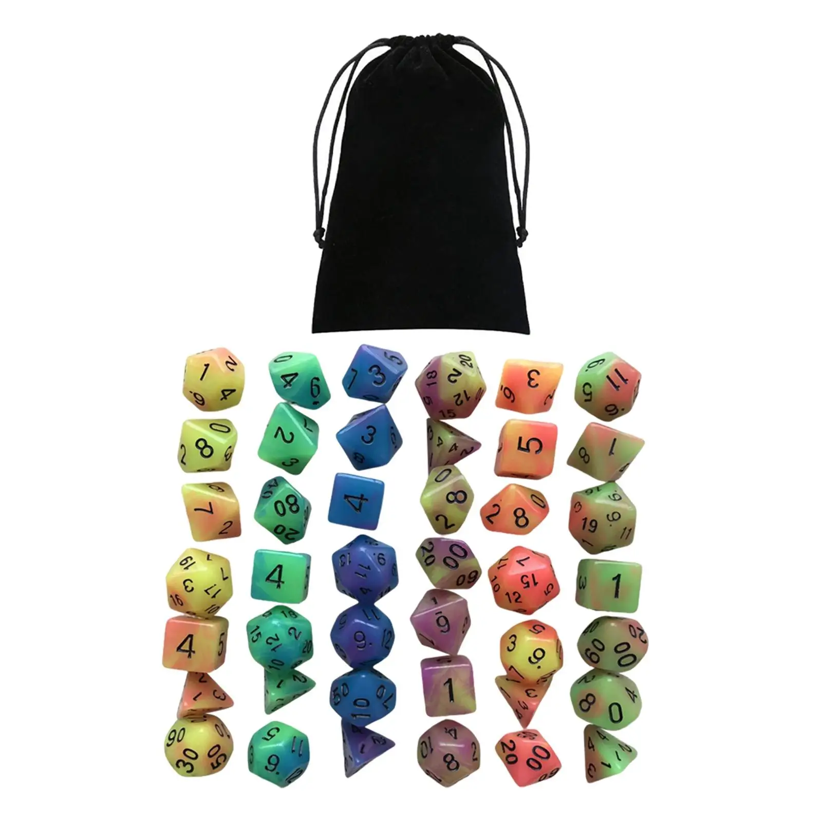 Luminous RPG Dice Set Glow in Dark Bar Toys Glowing Polyhedral Dices Set for
Luminous RPG Dice Set Glow in Dark Bar Toys Glowing Polyhedral Dices Set for