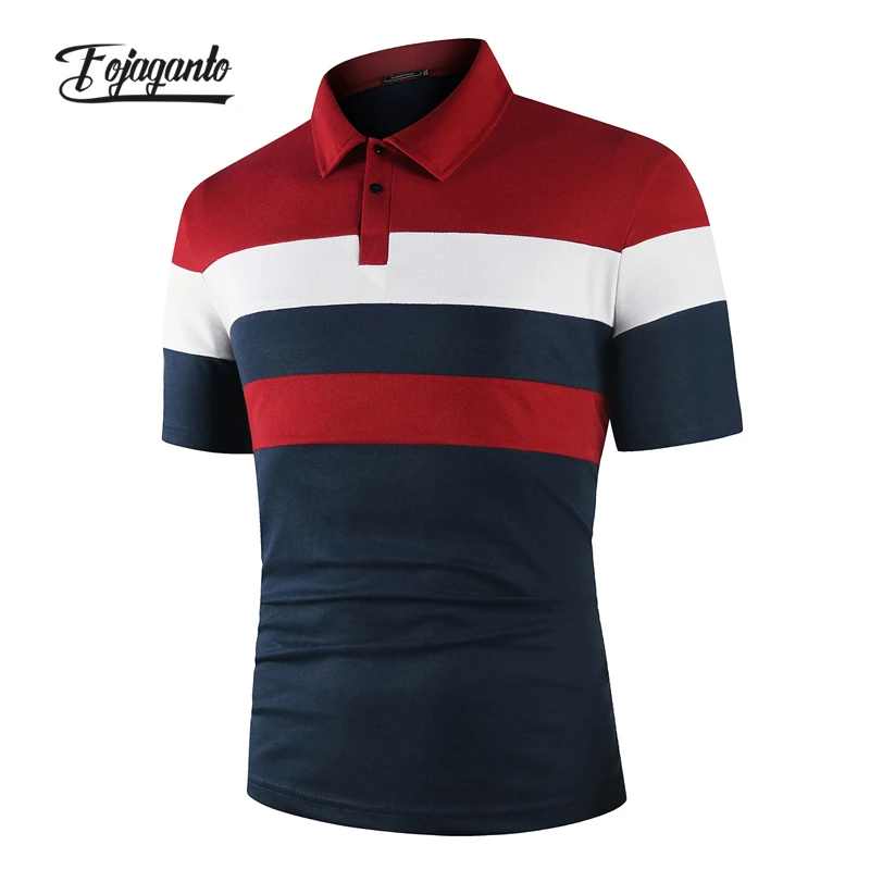 FOJAGANTO Men Summer New Polo Shirt Sports Fashion Contrast Color Polo T-Shirt Striped Casual Short Sleeve Polo Shirt Male
FOJAGANTO Men Summer New Polo Shirt Sports Fashion Contrast Color Polo T-Shirt Striped Casual Short Sleeve Polo Shirt Male