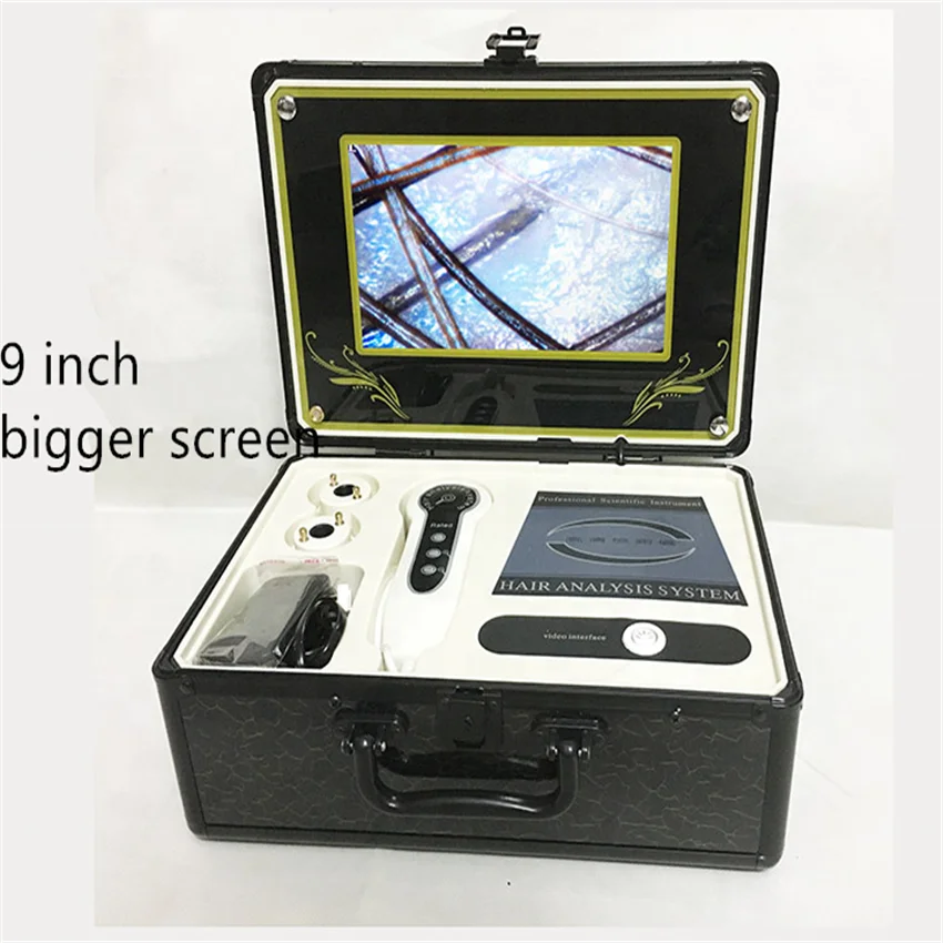 9 Inch LCD Skin & Hair Analyzer Detector Digital Microscope Magnifier Skin Hair Blackhead Follicle Scalp Detector 
9 Inch LCD Skin & Hair Analyzer Detector Digital Microscope Magnifier Skin Hair Blackhead Follicle Scalp Detector