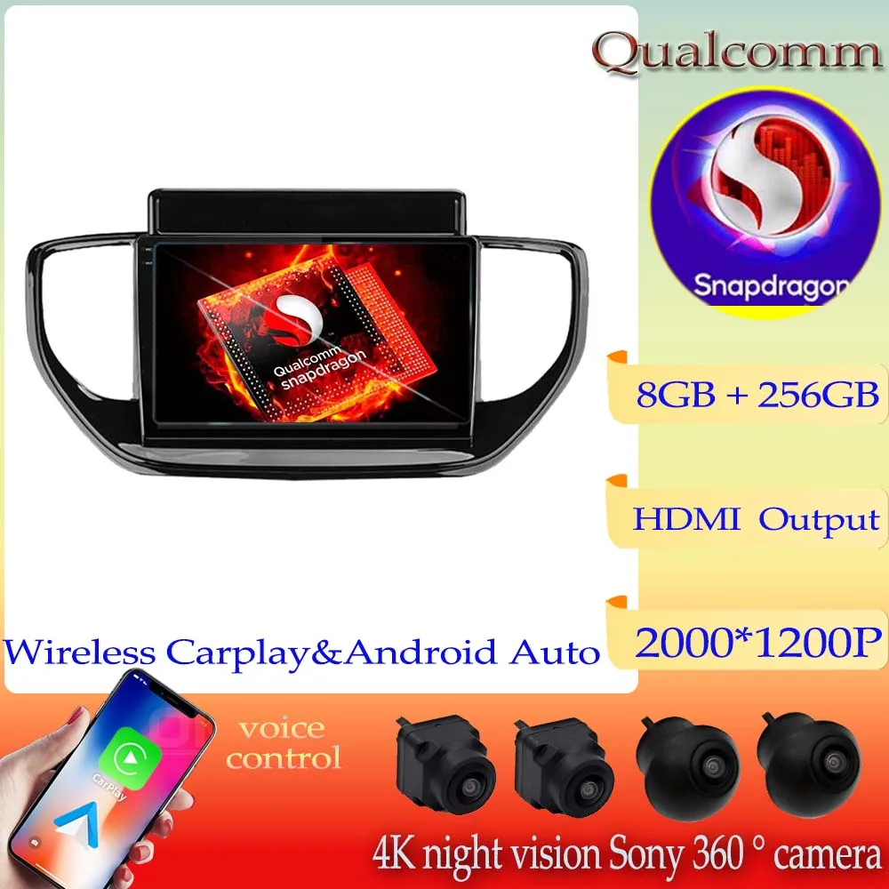 Автомобильный мультимедийный проигрыватель Qualcomm Snapdragon Android 13 для Hyundai Solaris 2 II 2020 - 2021 с GPS-навигацией, радио, DVD, BT NO 2 din
Автомобильный мультимедийный проигрыватель Qualcomm Snapdragon Android 13 для Hyundai Solaris 2 II 2020 - 2021 с GPS-навигацией, радио, DVD, BT NO 2 din