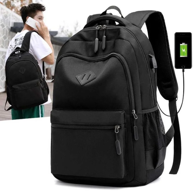 Fashion Water Resistant Business Backpack Women Men Travel Notebook Laptop Backpack Bags 15.6 Inch Black Mochila for Teen E73
Fashion Water Resistant Business Backpack Women Men Travel Notebook Laptop Backpack Bags 15.6 Inch Black Mochila for Teen E73